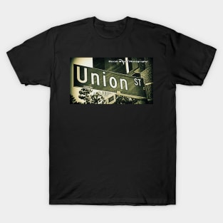 Union Street, Pasadena, California by Mistah Wilson T-Shirt